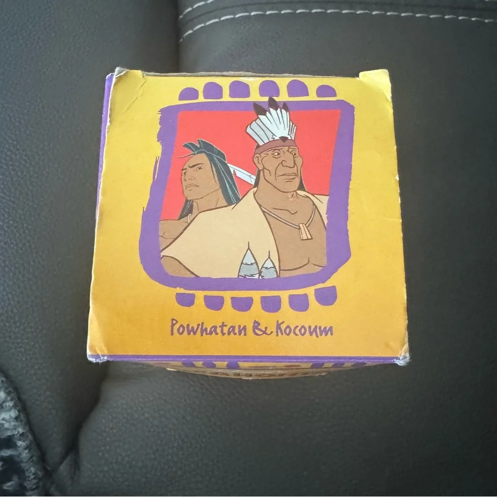 Disney‎ Pocahontas Collector Cup Burger King Series PoWhatan Kocoum Vintage 1994